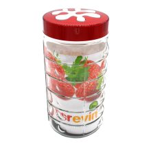 Tároló üveg 2 liter - PUZZLE - 3 színben