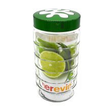 Tároló üveg 2 liter - PUZZLE - 3 színben