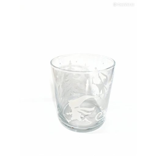 Karácsonyi Whiskys/vizes pohár - 3,6dl